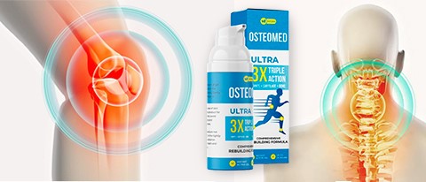 Osteomed Ultra 3X Triple Action – sąnariai, kremzlė, kaulas