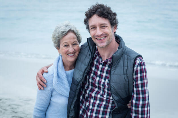 Mother and son