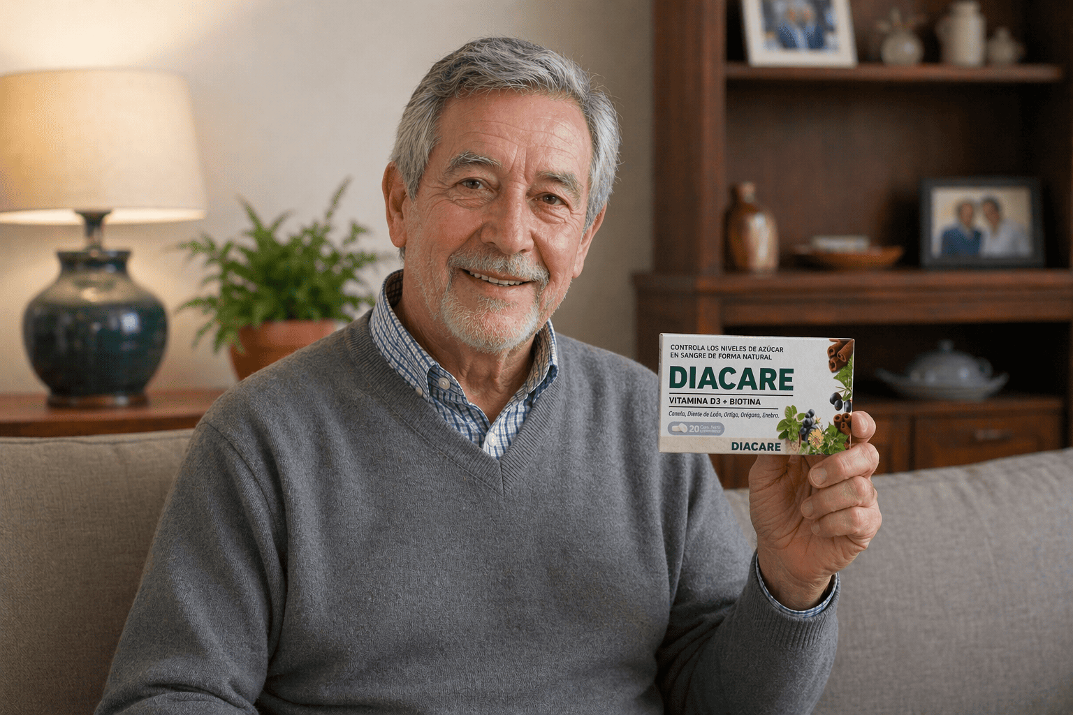 Hombre con caja DIACARE