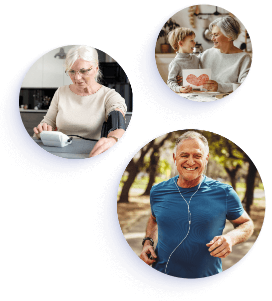people in circles image