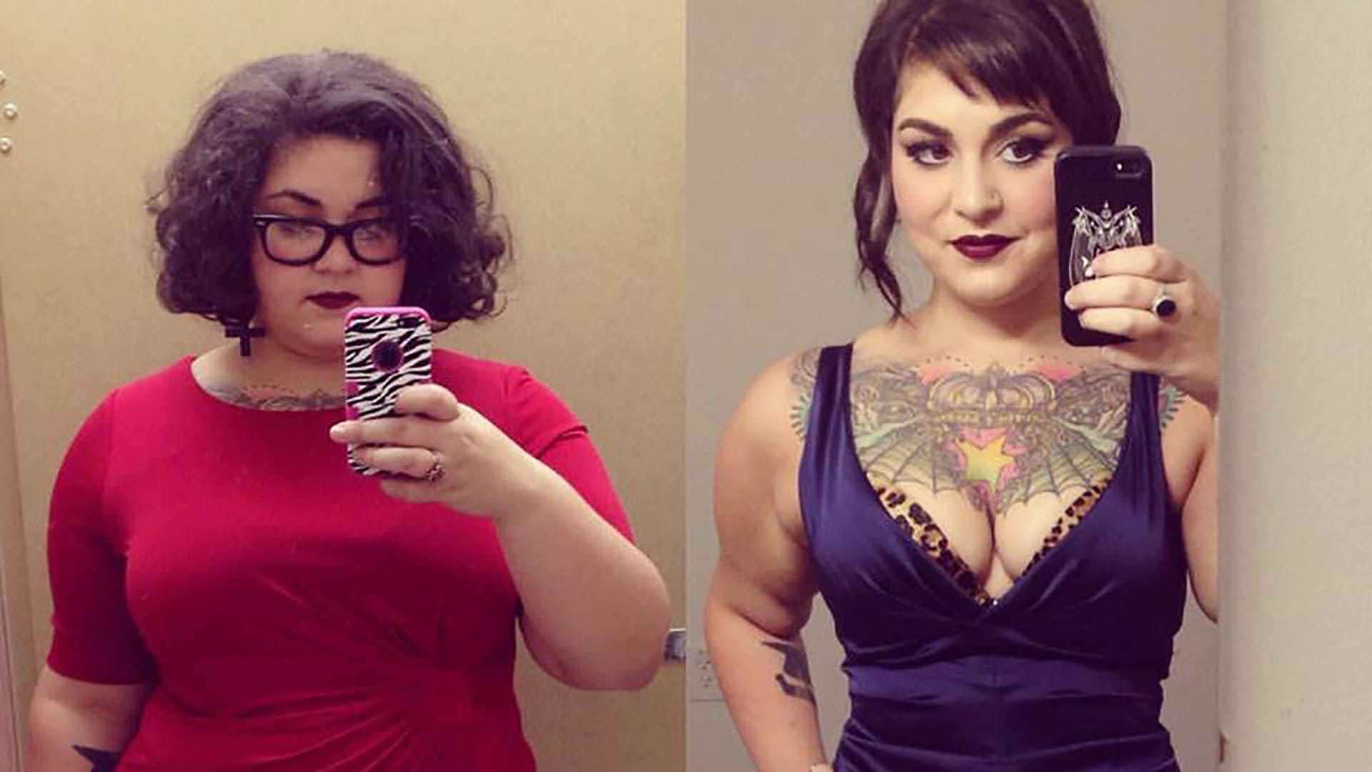 Before and after weight transformation